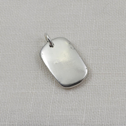 Dog Tag Cremation Ashes Pendant