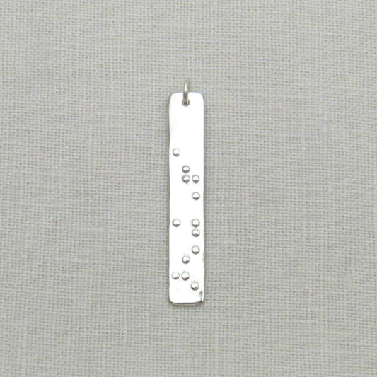 Braille Bar Pendant