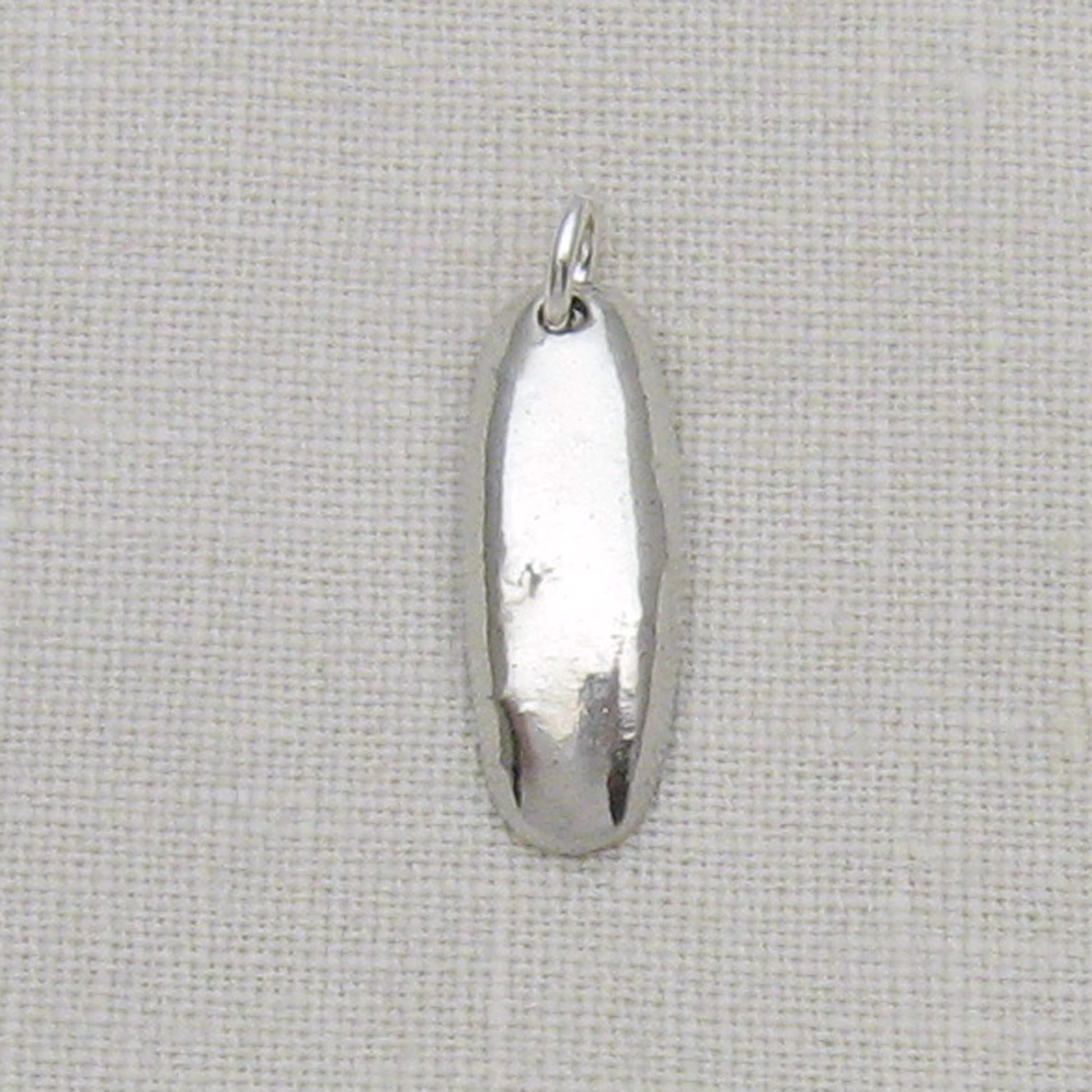 Silver Bar Cremation Ashes Pendant