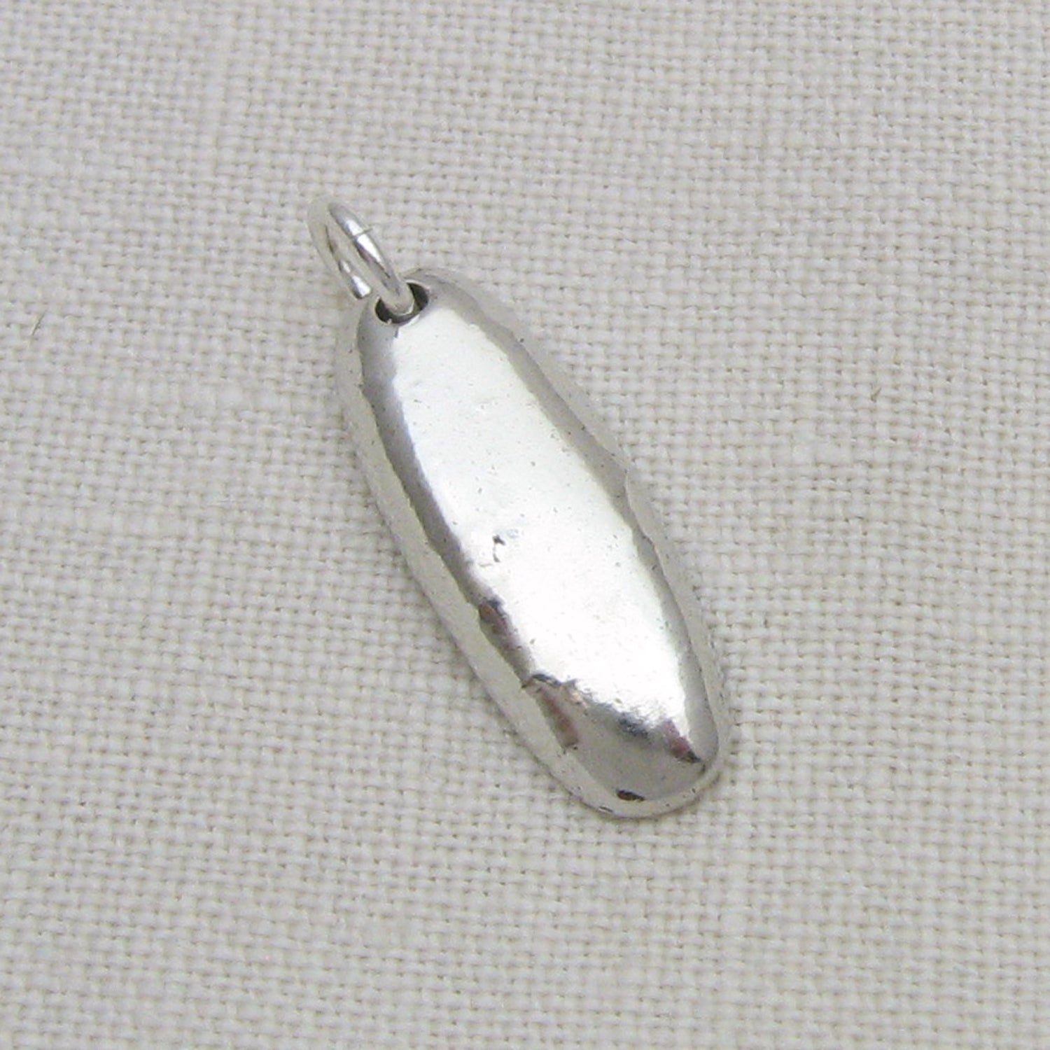 Silver Bar Cremation Ashes Pendant