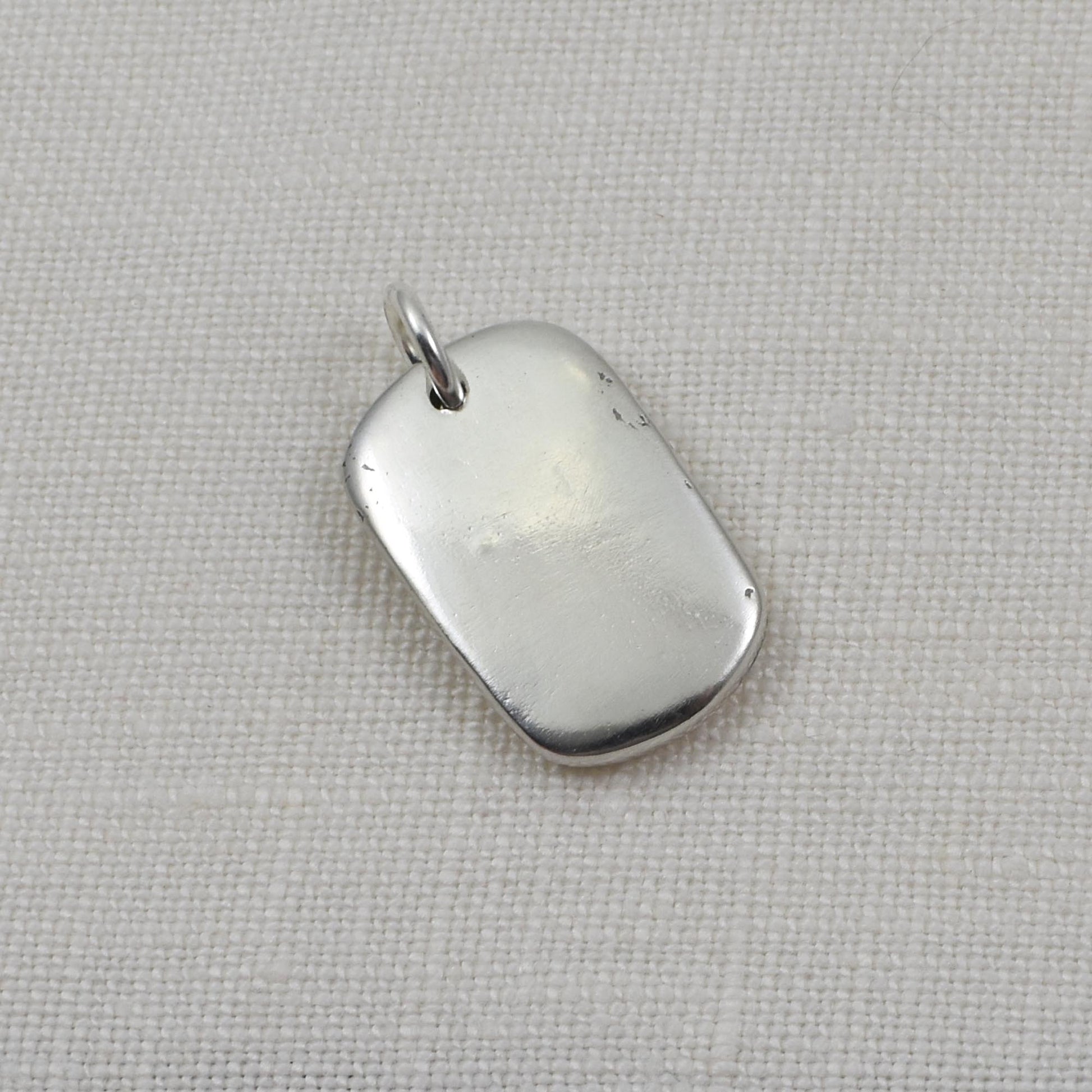 Dog Tag Cremation Ashes Pendant