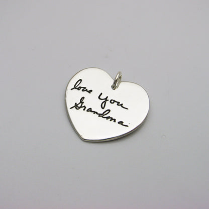 Heart Handwriting Pendant