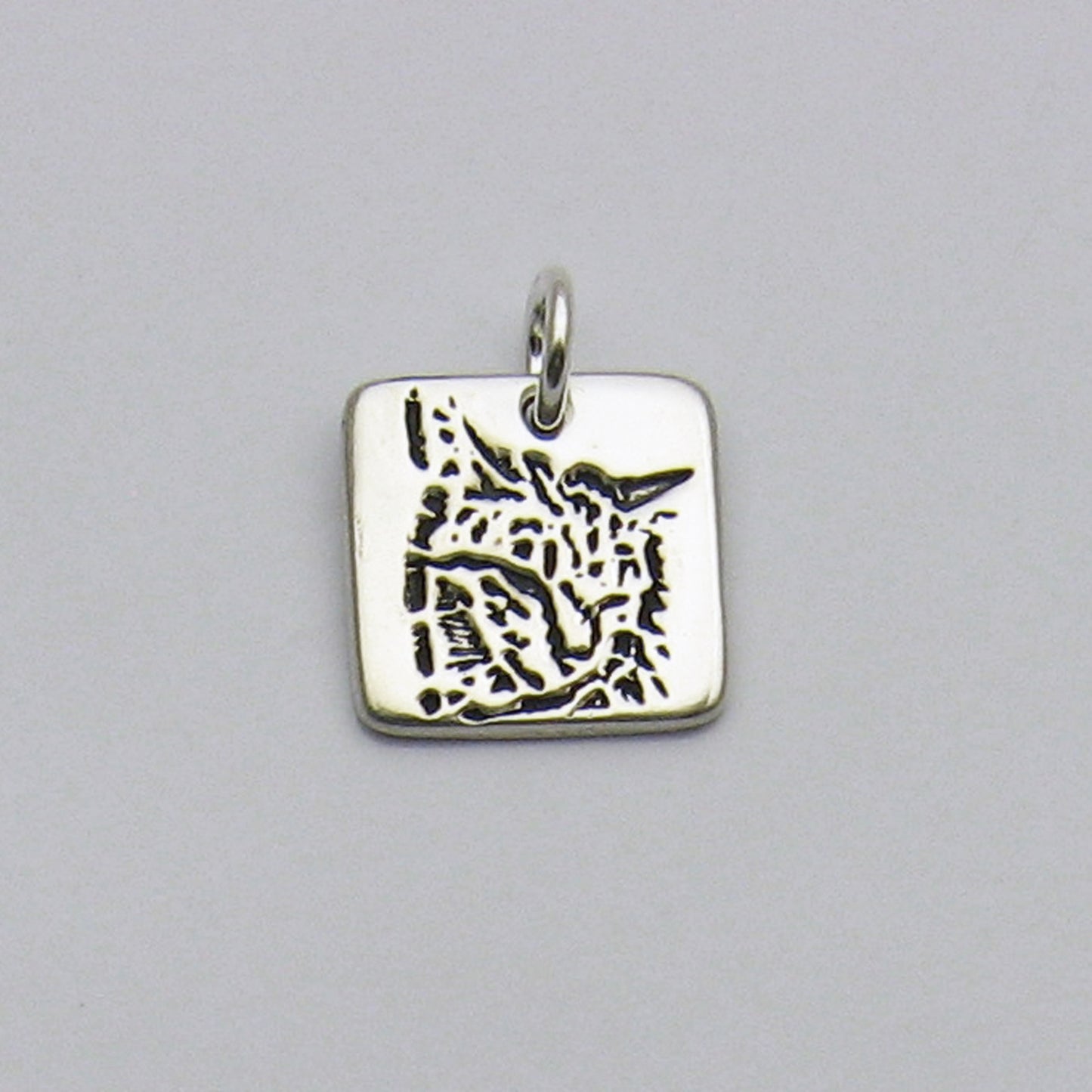 Pet Photo Square Pendant