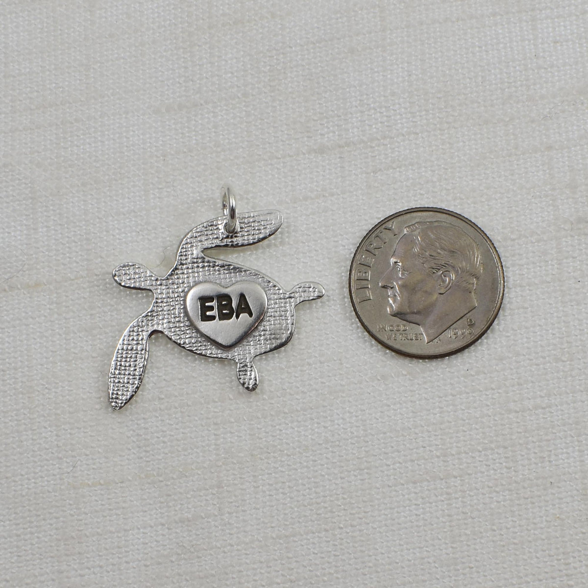 Sea Turtle Fingerprint Pendant | Sterling Silver – A Timeless Impression