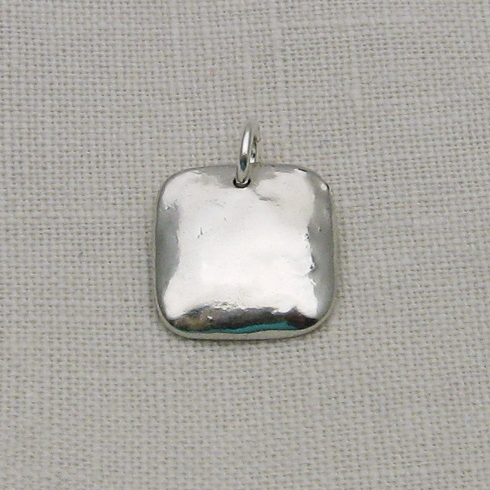 Square Cremation Ashes Pendant