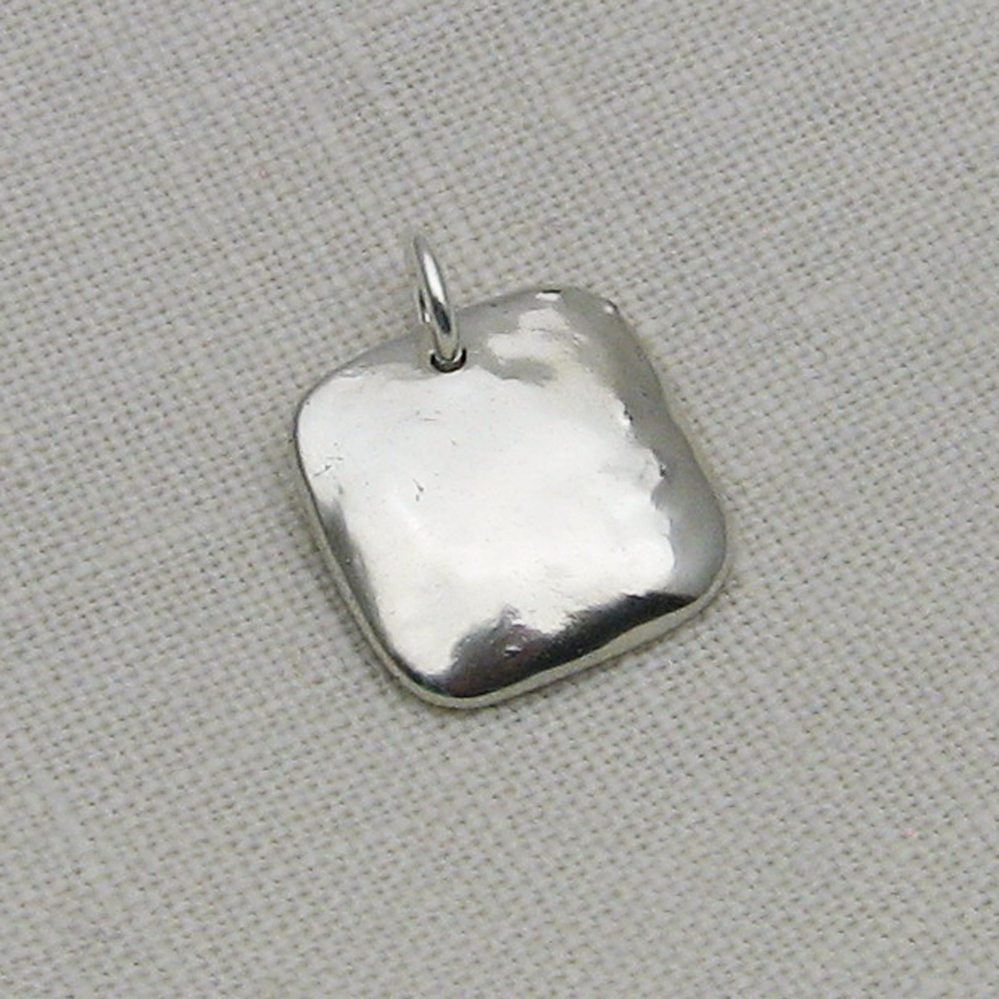 Square Cremation Ashes Pendant