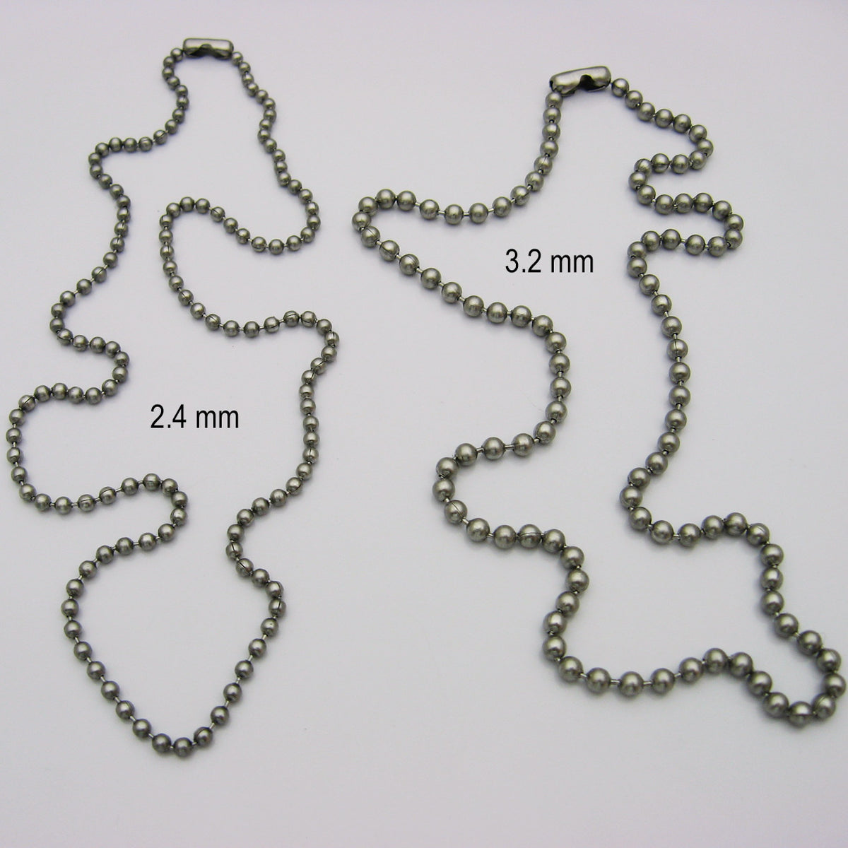 Side Ball Chain Steel Ball Chain Necklace – A Timeless Impression